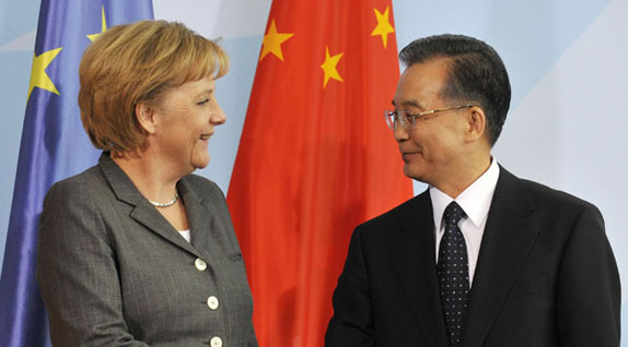 Merkel Wen Jiabao